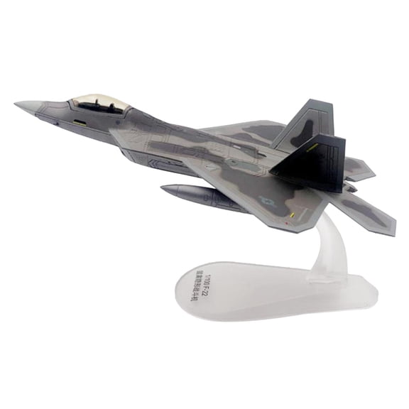 LeeQinersw 1/100 Scale F-22 Airplane Plane Model Home Office Desktop Decor Ornaments Crafts