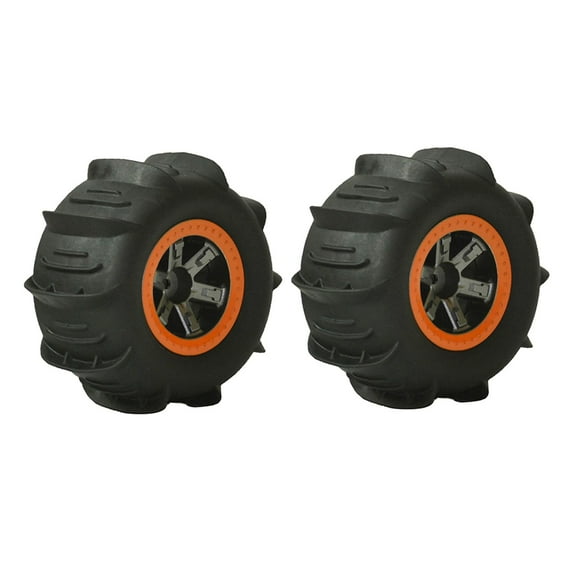 LeeQinersw 1:12 1/12 RC Car Wheel Rims Kit Assembly Plastic Durable Sand Upgrade Tire Tyre 2 Pieces