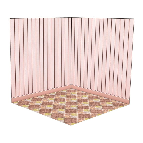 LeeQinersw 1:12 Dollhouse Background Board Multipurpose Durable for Home Unisex Style D