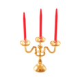 thumbnail image 1 of LeeQinersw 1/12 Dollhouse Candle Holder Doll House Candlestick for Cabinet Shelf Mantel Gold and Red, 1 of 9