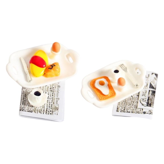 LeeQinersw 1:12 Dollhouse Food Set Kitchen Accessories Tiny Food Model for kids