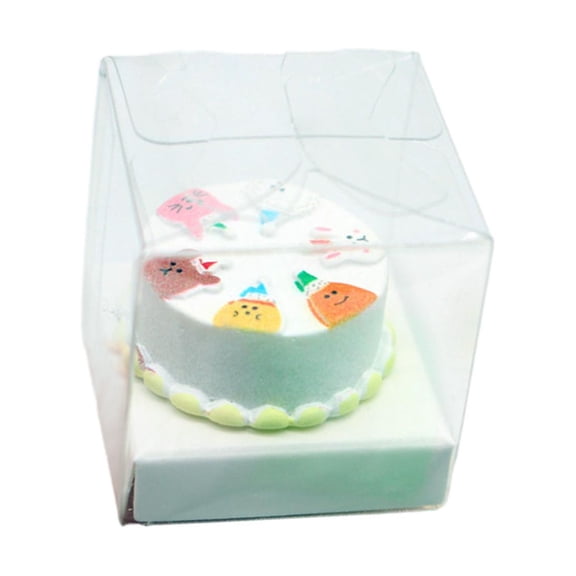 LeeQinersw 1/12 Dollhouse Miniature Cake with Storage Box Scenery Supplies Pretend Play for