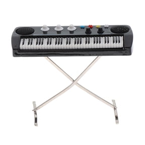 LeeQinersw 1:12 Keyboards Electronic Organ Musical Instrument Model Dollhouse Miniature