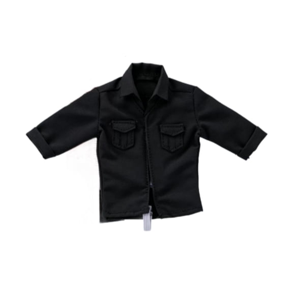 LeeQinersw 1/12 Scale Figure Outfit Dressing up Figure Clothes for 6inch Action Figures Black Shirt