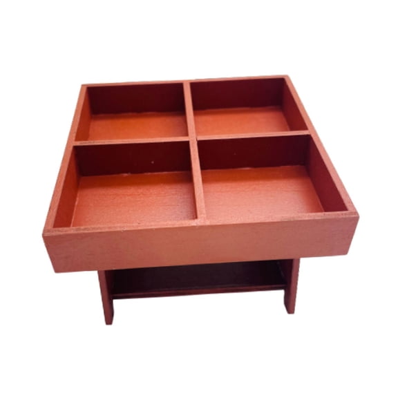 LeeQinersw 1/12 Scale Miniature Vegetable Fruit Stand Food Display Furniture Miniature Food
