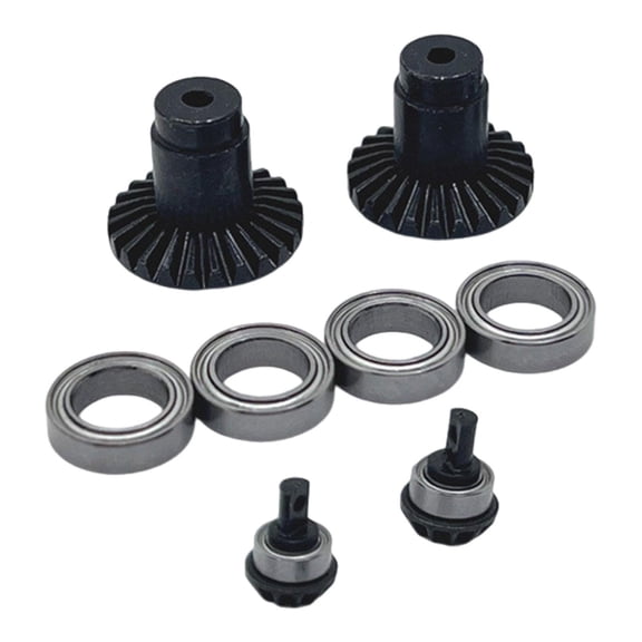 LeeQinersw 1/24 RC Car Metal Gear High Performance Supply Modification Replacement RC Spare Front and rear set