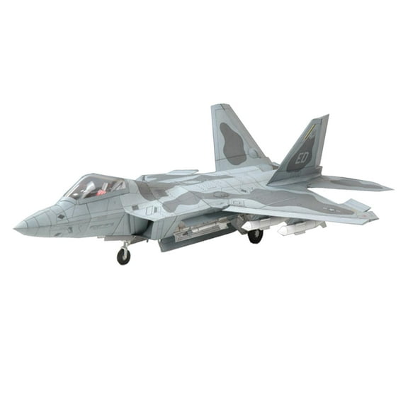 LeeQinersw 1:3 3D F22 Fighter Assemble Paper Model Kit,Building DIY Assemble Education Toys