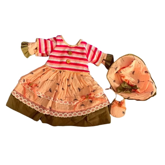 LeeQinersw 1/3 Ceramic Doll Dress Doll Accessories Cute Doll Clothes for 60cm-65cm Doll Pink