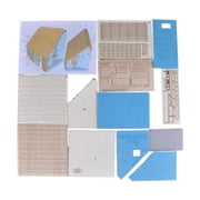 LeeQinersw 1/35 Miniature European Style House DIY Craft Disassembly Architecture Unpainted
