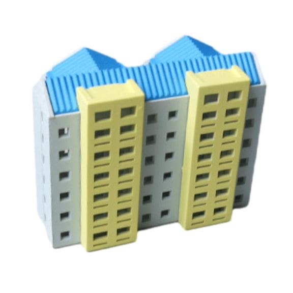 LeeQinersw 1/500 Building Landscape Materials Display Realistic Handcraft Decorations Model Style A