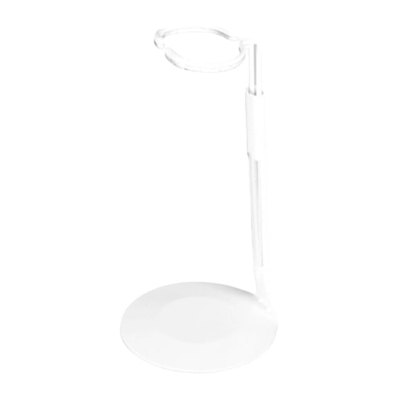 LeeQinersw 1/6 Action Figure Stand Adjustable Height Organizer Collection Support Stand Bracket for Home Dorm Apartment Desktop Tabletop white