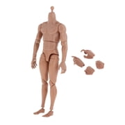 LeeQinersw 1/6 Scale 12inches Flexible Seamless Muscular Male Naked Body 28 Joints Moveable Action Figure Doll