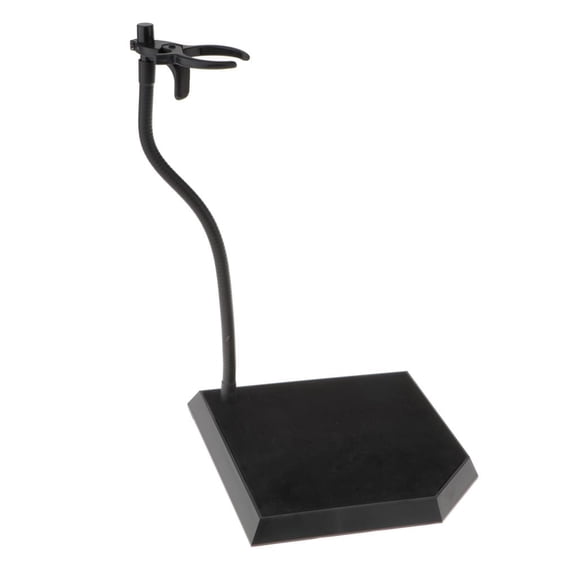 LeeQinersw 1:6 Scale Black Action Figure Base Display Stand Compatible with Hot Toys Holder