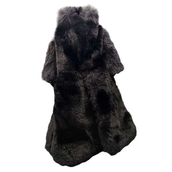 LeeQinersw 1/6 Scale Clothes Faux Fluffy Coat Overcoat Winter Coat Cosplay Clothing Outwear