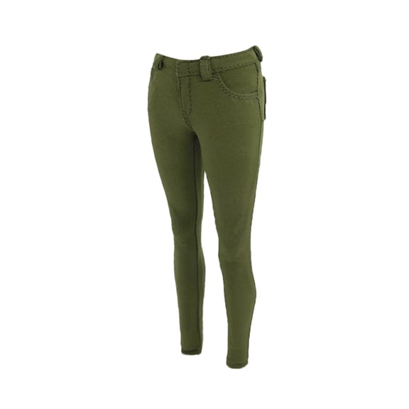 LeeQinersw 1/6 Scale Female Doll Trousers for 12'' inch Female Action Figure Accessory Green