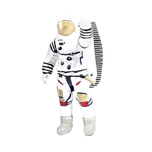 LeeQinersw 1/64 Astronaut Figurines Mini Astronaut Toys Hand Painted Collectibles Miniature Standing