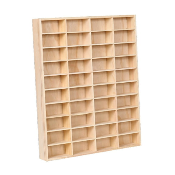 LeeQinersw 1/64 Cars Collection Display Shelf Hold 40 Mini Cars for Action Figures Home