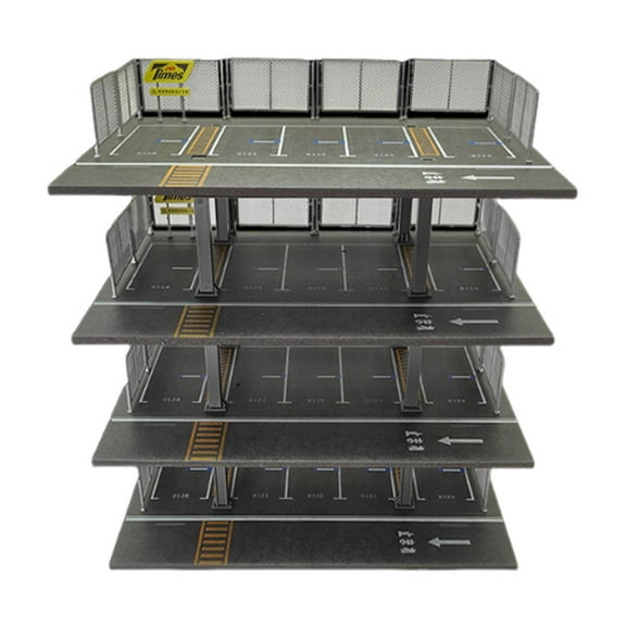 LeeQinersw 1/64 Diecast Model Car Organizer Desktop Decor for Sports Car Gifts Toy Cars Japanese 4 Layer