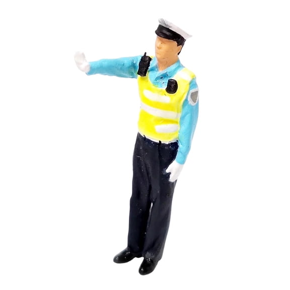 LeeQinersw 1/64 Diorama Figures Miniature Train Railway Figures for Layout Decoration Micro A
