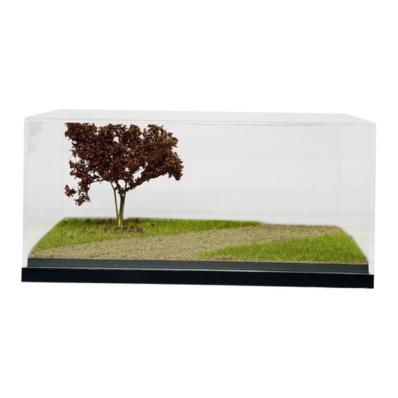 LeeQinersw 1/64 Hot Diecast Wheels Model Car Scenarios Display Case Storage Box Tabletop Decor Collection Showcase for Photography Props