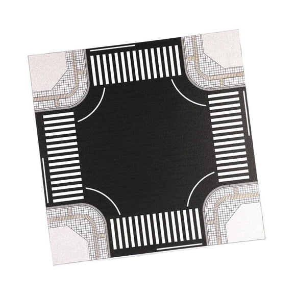 LeeQinersw 1/64 Intersection Model HO Scale Model Collections Scene Simulated Dioramas with 28cmx28cm