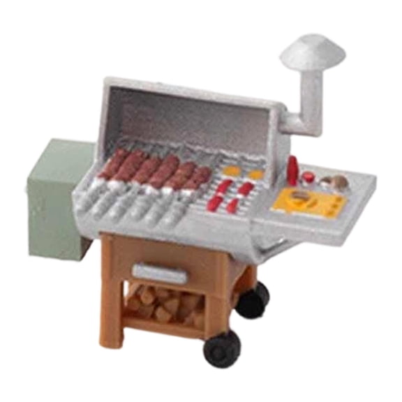 LeeQinersw 1/64 Miniature Barbecue Grill Model Collectibles Mini Realistic Miniature Scene