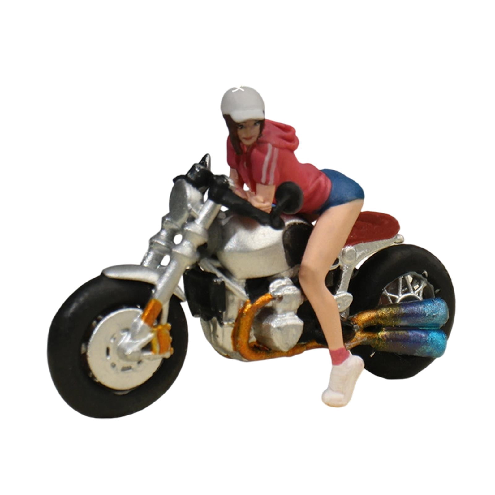 LeeQinersw 1/64 Miniature Figure Mini People Figurine Ornament Small Dollhouse Accessories Women
