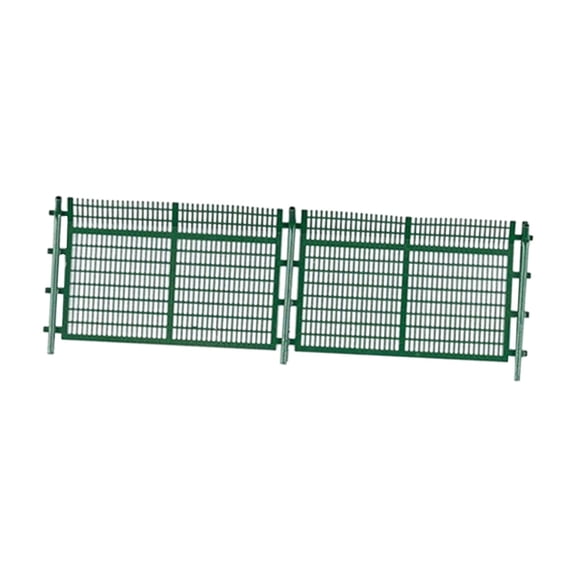 LeeQinersw 1 64 Model Rail Fences Sand Table Scenery Fence Barriers Net for Miniature House green 2 grids