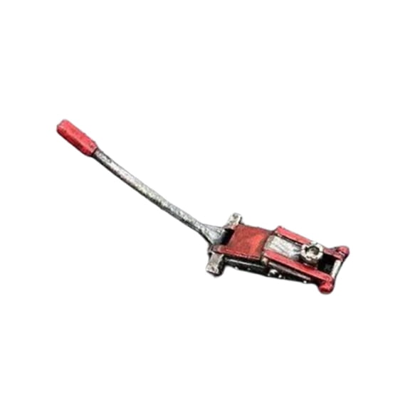 LeeQinersw 1:64 Novelty Car Lifting Jack Model for Car Garage Vehicle Maintenance Scene 2 red