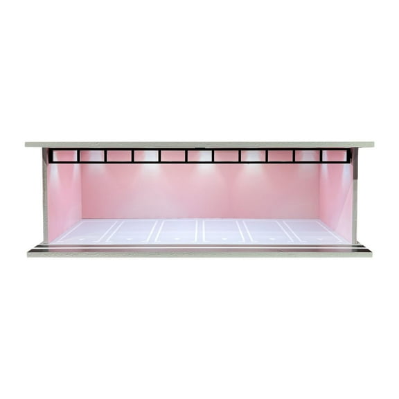 LeeQinersw 1/64 Scale Diecast Model Car Display Case Showcase Vehicle Model Case for Sports Style B