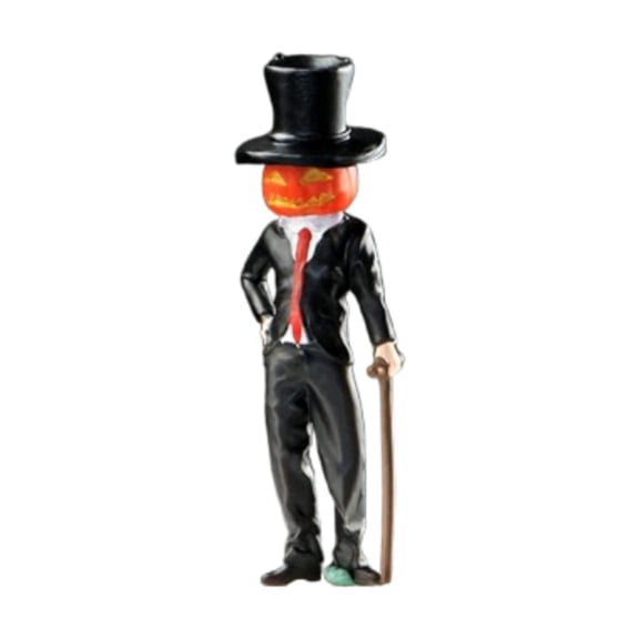 LeeQinersw 1/64 Scale Halloween Figure Cosplay Figure Train Park Street People Figures Tiny Mr pumpkin
