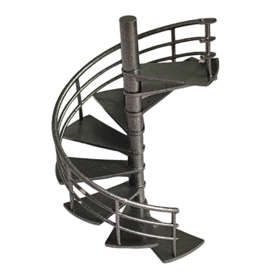 LeeQinersw 1/64 Scale Staircase Model Attic Ladder Diorama Decorative Furnishings DIY Small