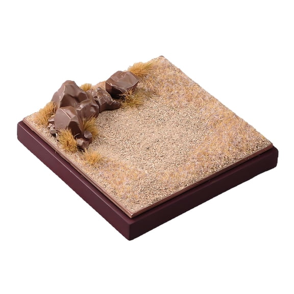 LeeQinersw 1:64 Scale Wilderness Desert Diorama Sand Table Simulation Micro Landscape Decor
