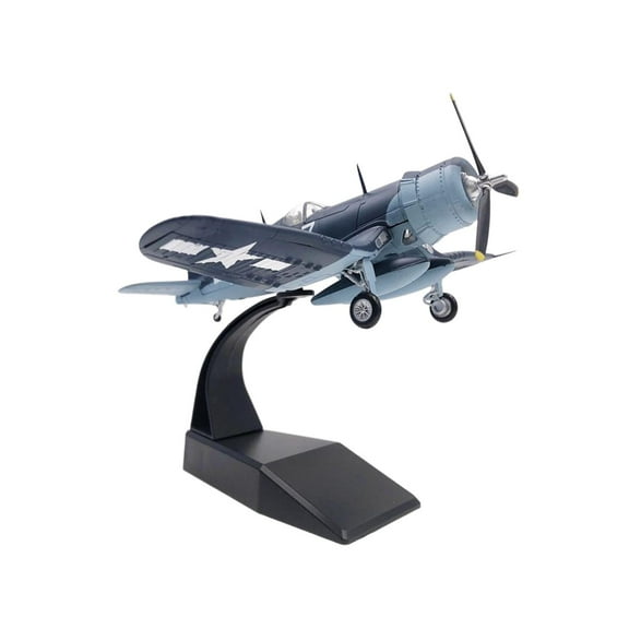 LeeQinersw 1/72 Fighter Airplane Diecast Model Collection Oornament with Display Base Retro