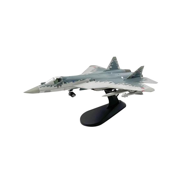 LeeQinersw 1:72 SU-57 Aircraft Model Aircraft Model Attack Fighter Plane Model with Display