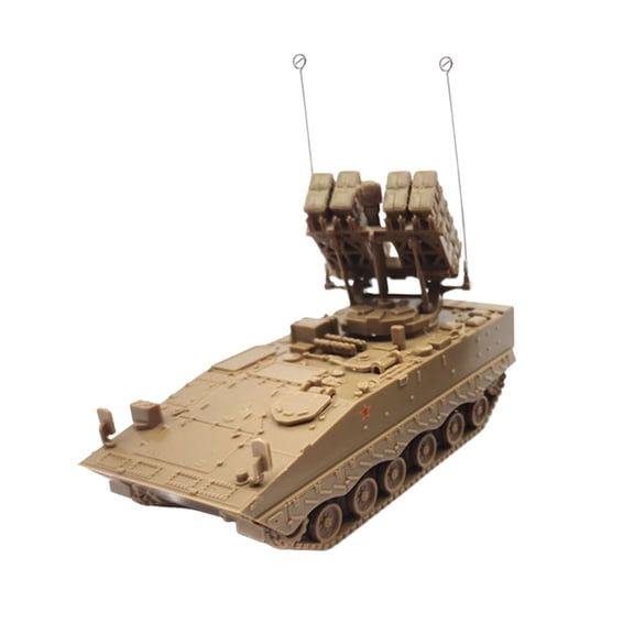 LeeQinersw 1/72 Scale 4D Tank Model Tracked Crawler Chariot for Adults Kids Children Yellow