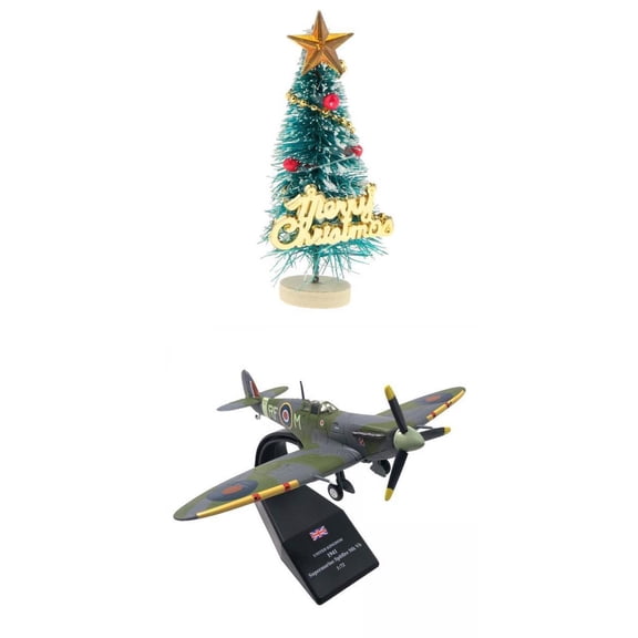 LeeQinersw 1/72 Scale WWII British Spitfire Fighter Aircraft Model UK Aolly Diecast Toy