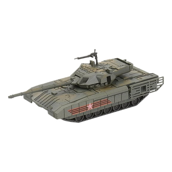 LeeQinersw 1/72 Tank Quick Build Model Armored Vehicle Tabletop Decor DIY Assembly Projects T14