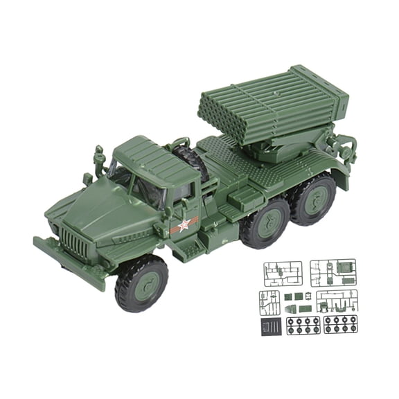 LeeQinersw 1/72 Vehicle Building Kits Fine Details Construction Puzzle Games Simulation for Style A