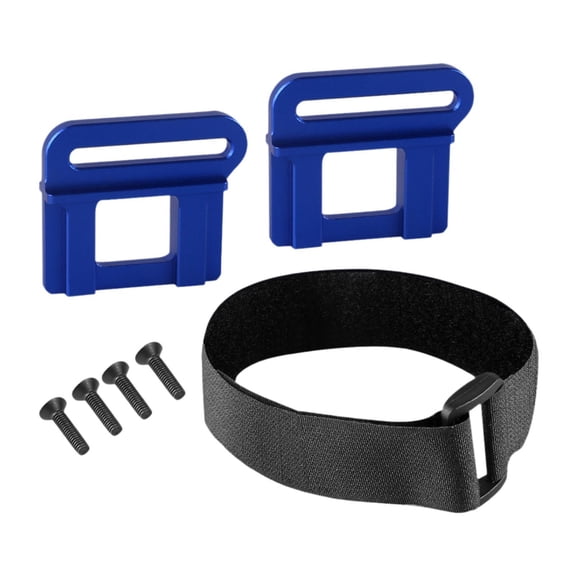 LeeQinersw 1:8 Sledge Battery Fixed Base Metal Upgrade Aluminum Replacement Part Hobby Tool blue
