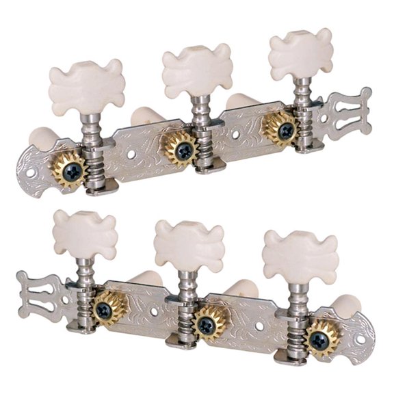 LeeQinersw 1 Pair 3R3L Strings Pegs Tuning Head Guitar Machine Tuner for Ukulele Classical