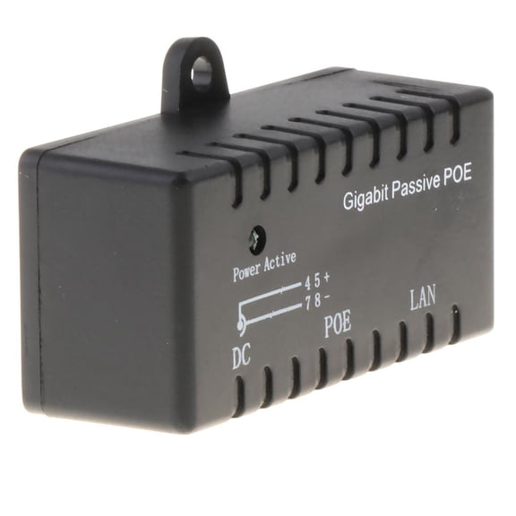 LeeQinersw 1 Piece POE Injector Power Supply Over Ethernet Gigabit Passive PoE Adapter