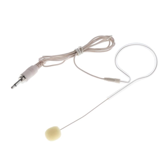 LeeQinersw 1 Piece Single Ear Hook Microphone for Meeting Course 3.5mm Thread