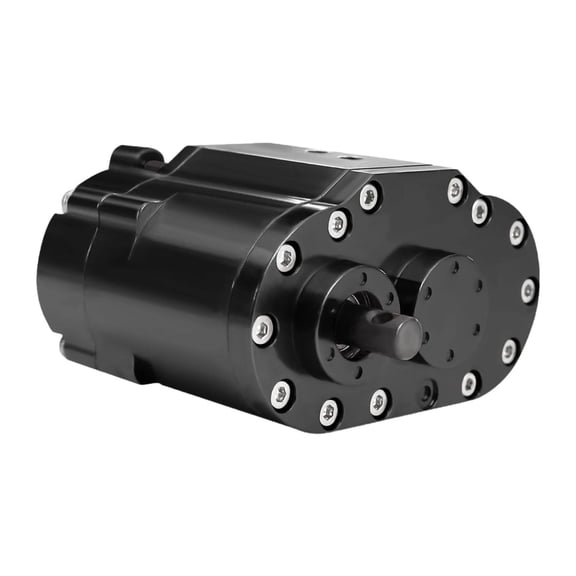 LeeQinersw 1 Piece Transfer Case Gearbox Aluminum Alloy Double Speed Transmission Box Steel Black