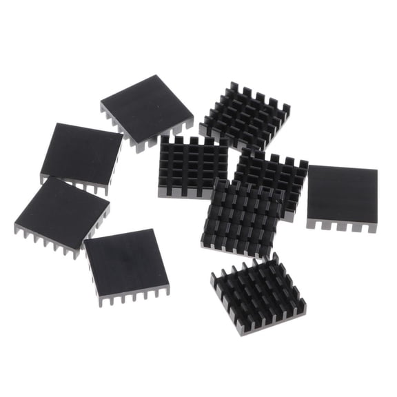 LeeQinersw 10 Pack Cooling Heatsink for Raspberry Pi 3B+ 3B 2B+ 2B VGA RAM Heat Sink Cooler