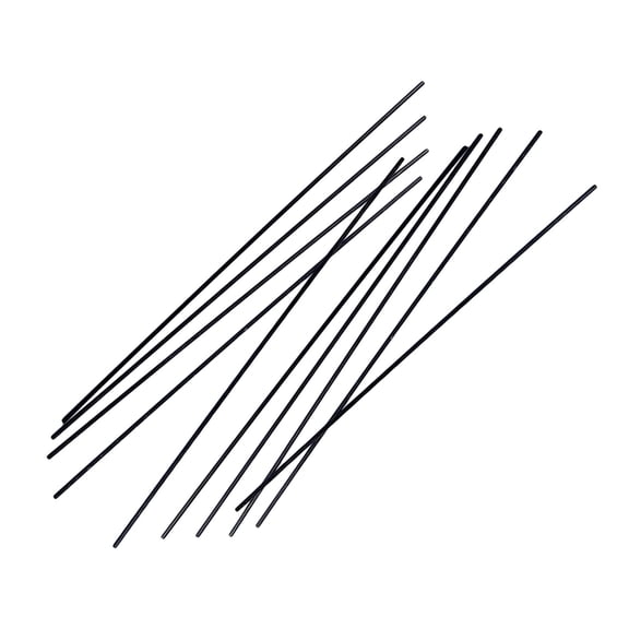 LeeQinersw 10 Pieces Carbon Fiber Rods High Density for RC Planes Kites Accessory 1.0x500mm