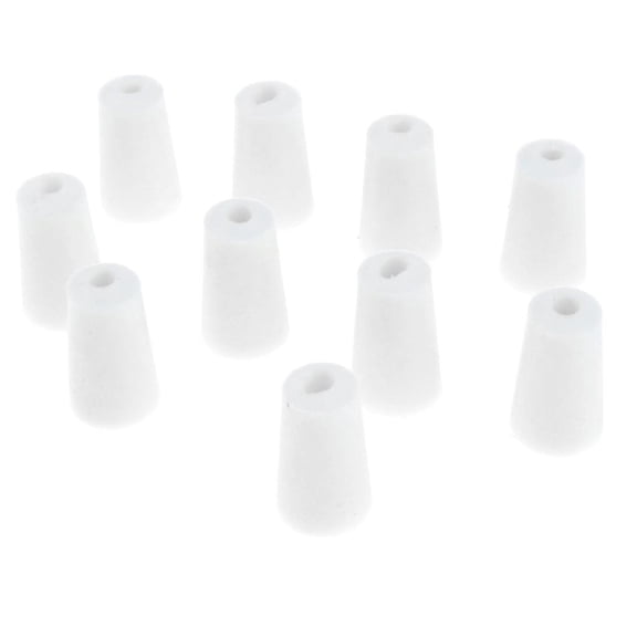 LeeQinersw 10 Pieces Rubber Stoppers Bungs Laboratory Seal Flask Tapered Tube Plugs 8 - 22, 14-18mm