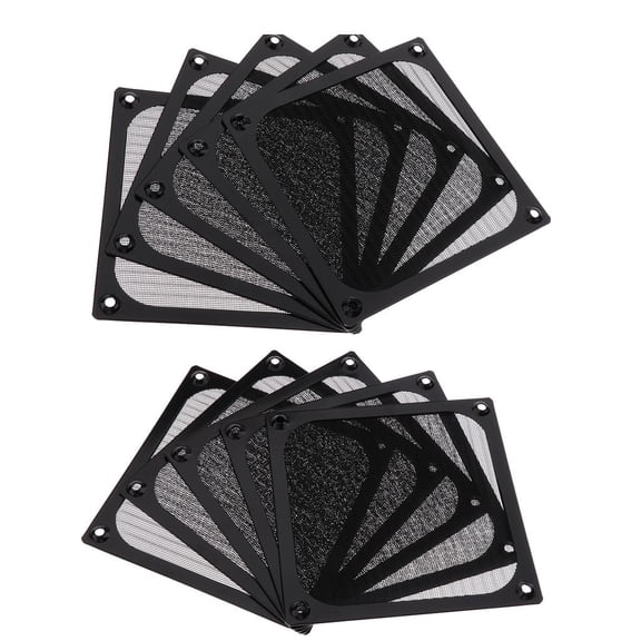 LeeQinersw 10 pack of Metal Dustproof Dust Filter Network Protector 12cm For PC Computer