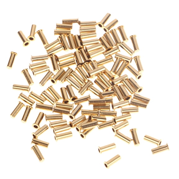 LeeQinersw 100 Pieces PCB Soldering Reaming Pin Socket Brass for DIY Projects Accessory