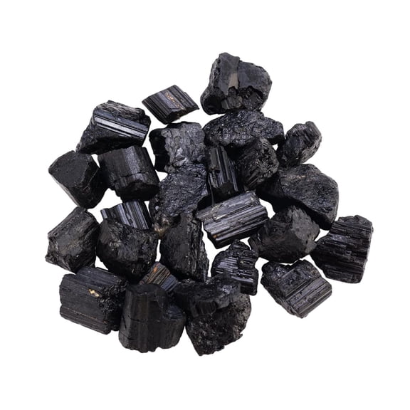 LeeQinersw 100G Natural Black Tourmaline Rough Stone Black Tourmaline raw Stones Ideal Gift
